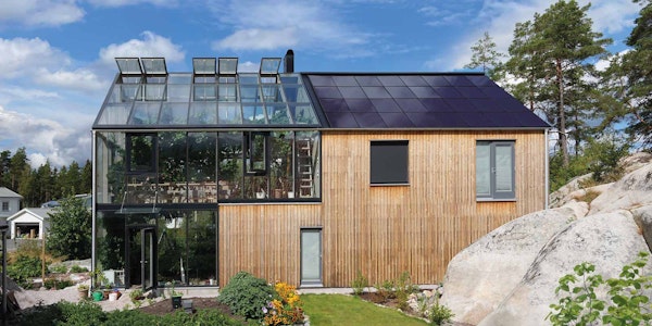 Hållbart hus med SunRoof