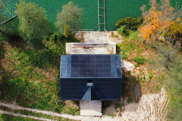 Home with SunRoof seen from above