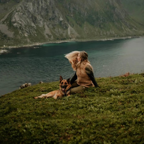 Astrid Wild woman enjoying nature