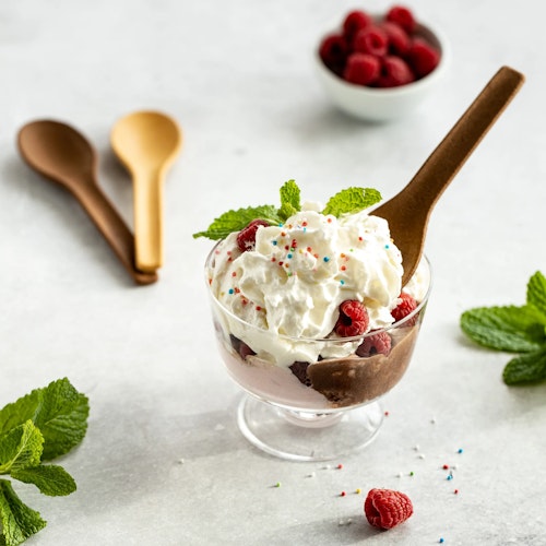 Stroodles' biodegradable biscuit spoons