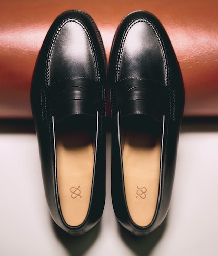 MORJAS penny loafer detalj