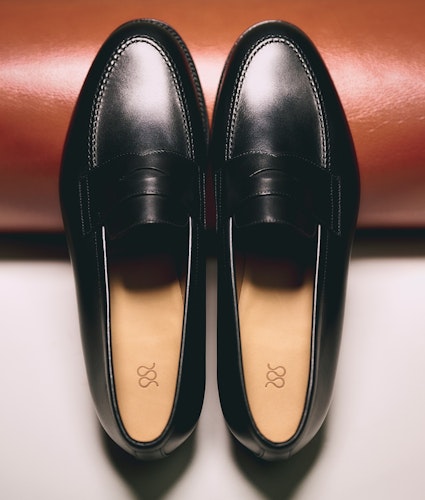 MORJAS penny loafer detalj