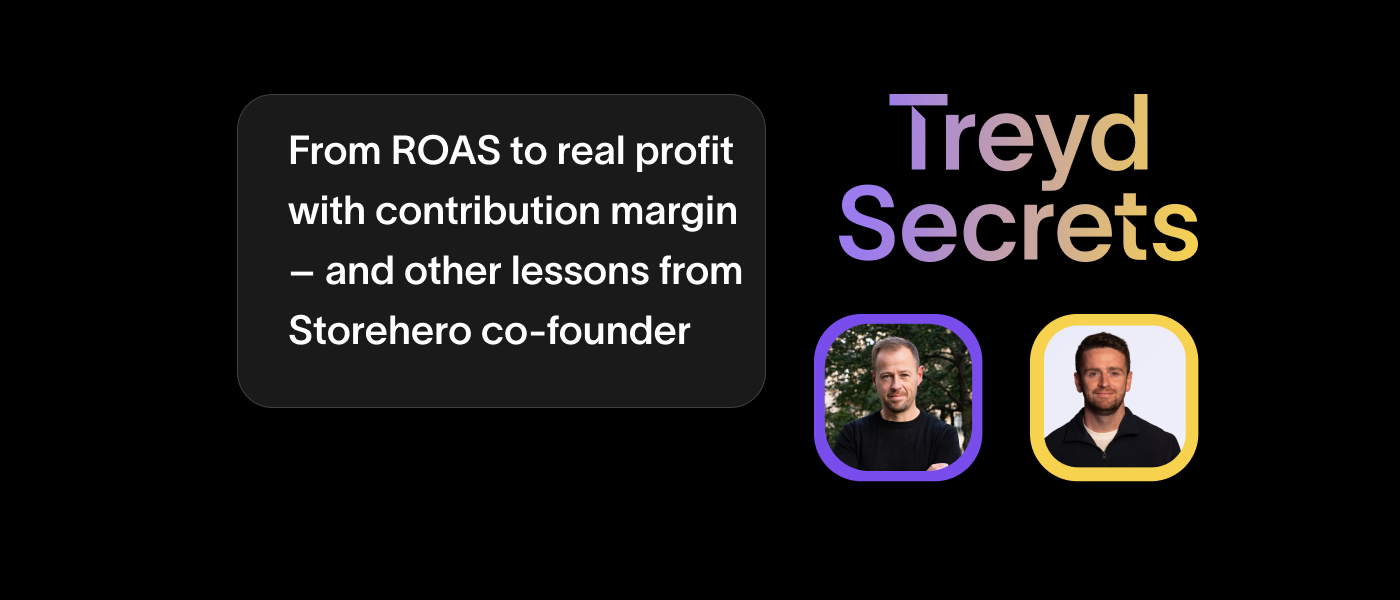 From ROAS to real profit with contribution margin – and other lessons from Thomas Gleeson