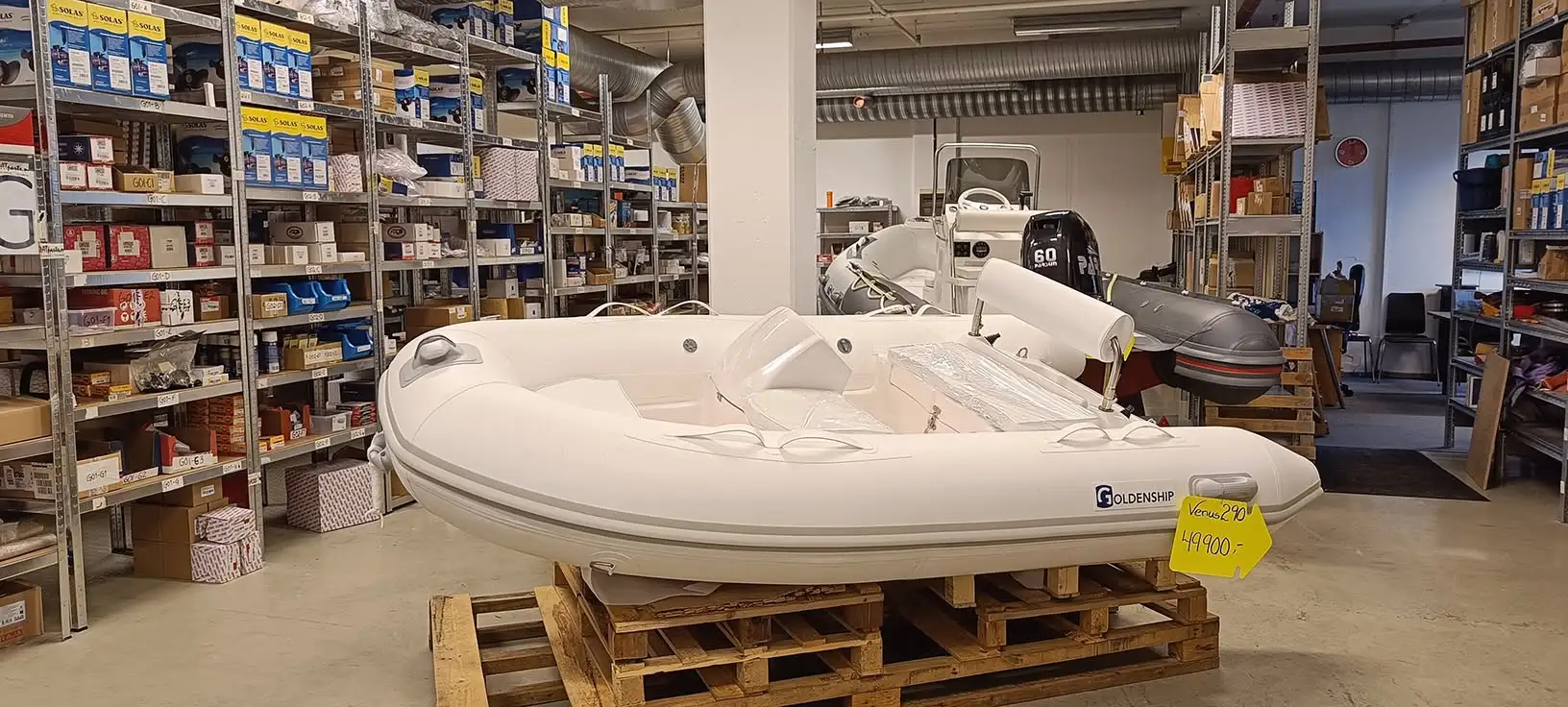 Rib boat and boating accessories