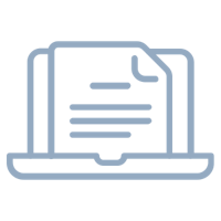 papers in a tray icon
