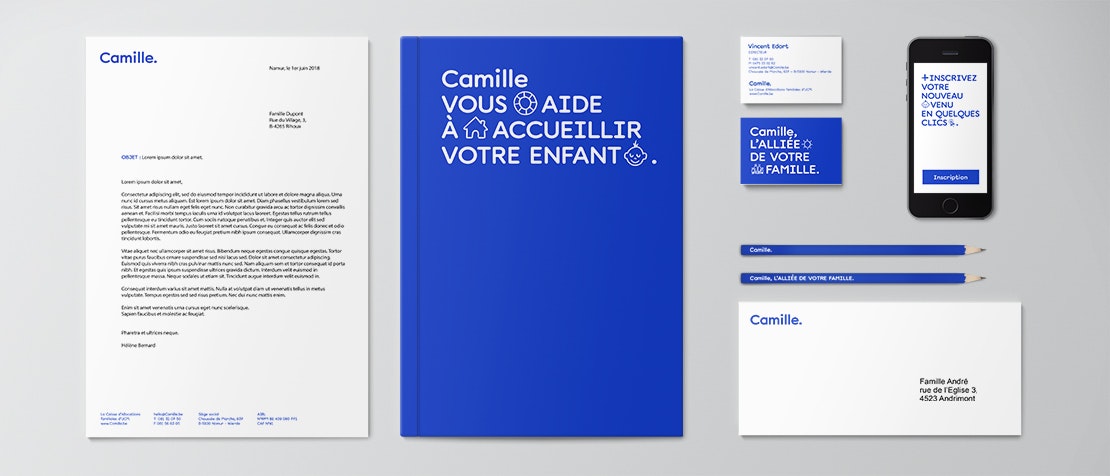 camille, UCM, logo, identité, branding