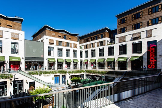 Promenade Sainte Catherine, shopping, architecture