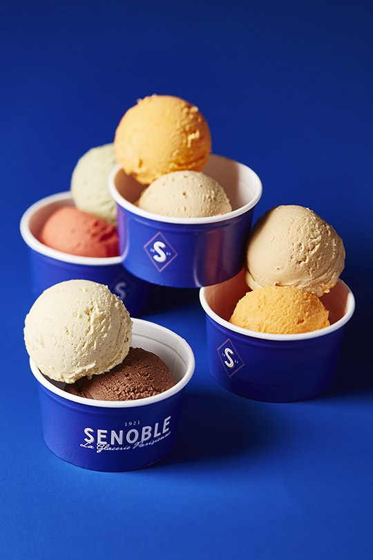 senoble, branding, shop design, design