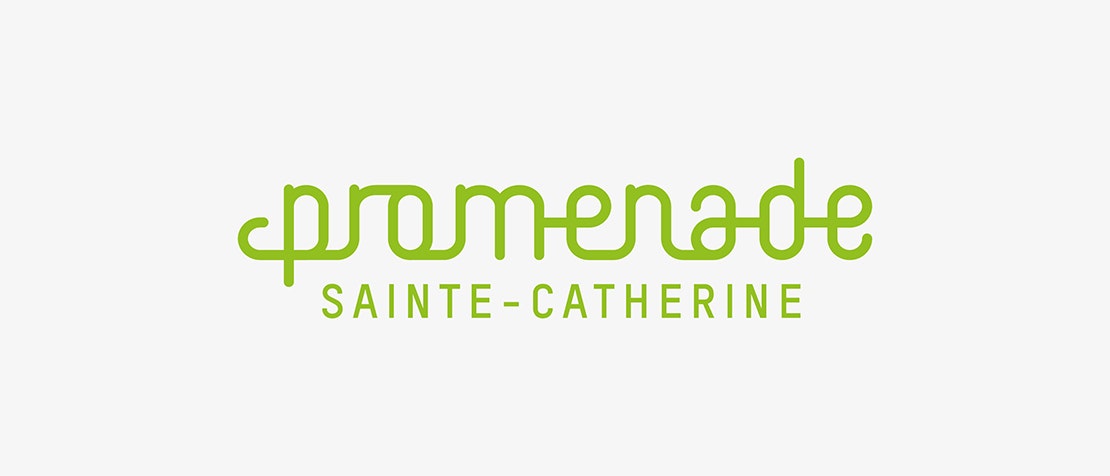 Promenade Sainte Catherine, shopping, architecture, logo