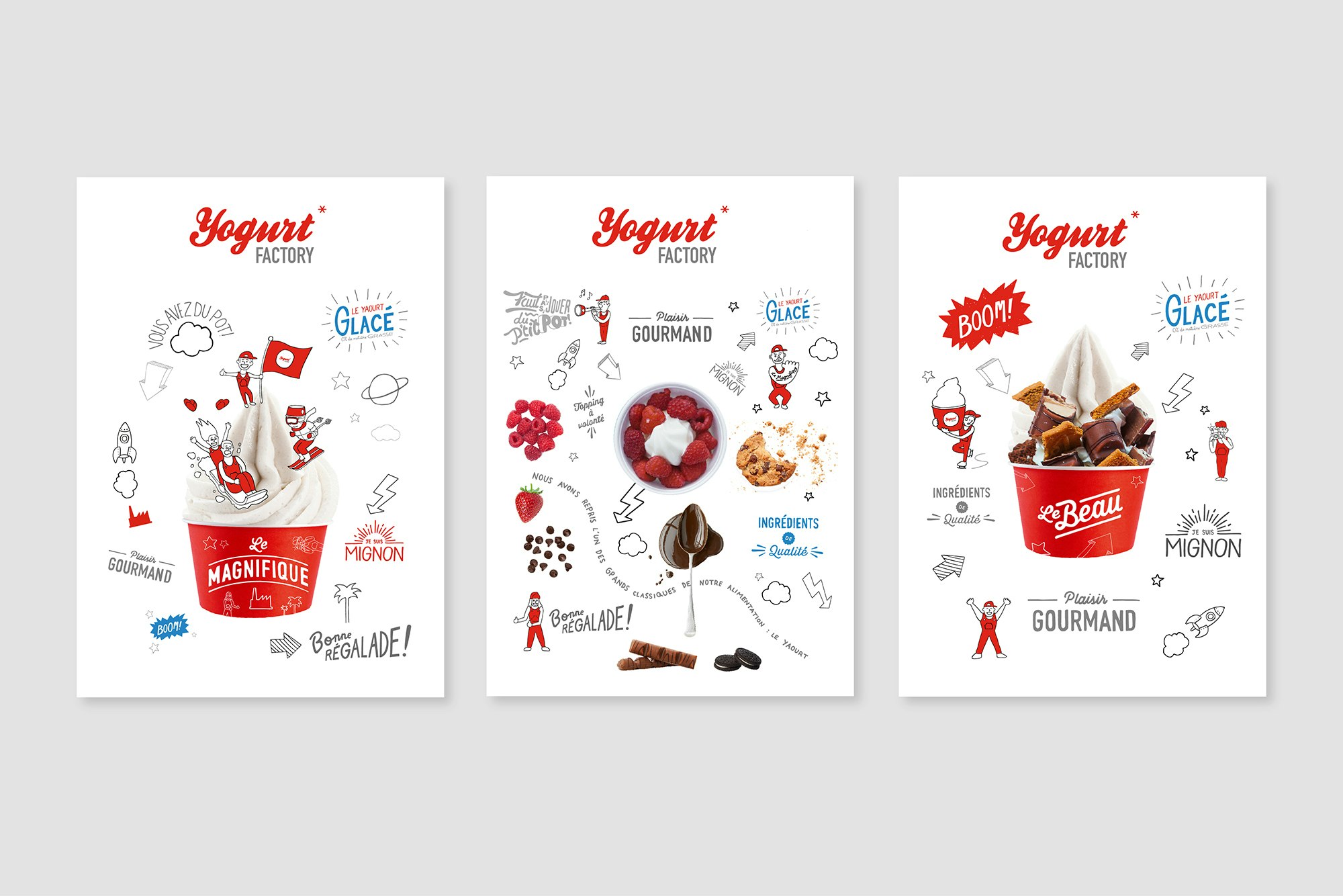 Yogurt Factory, store design, branding, design