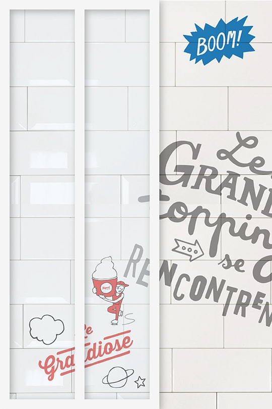 Yogurt Factory, store design, branding, design