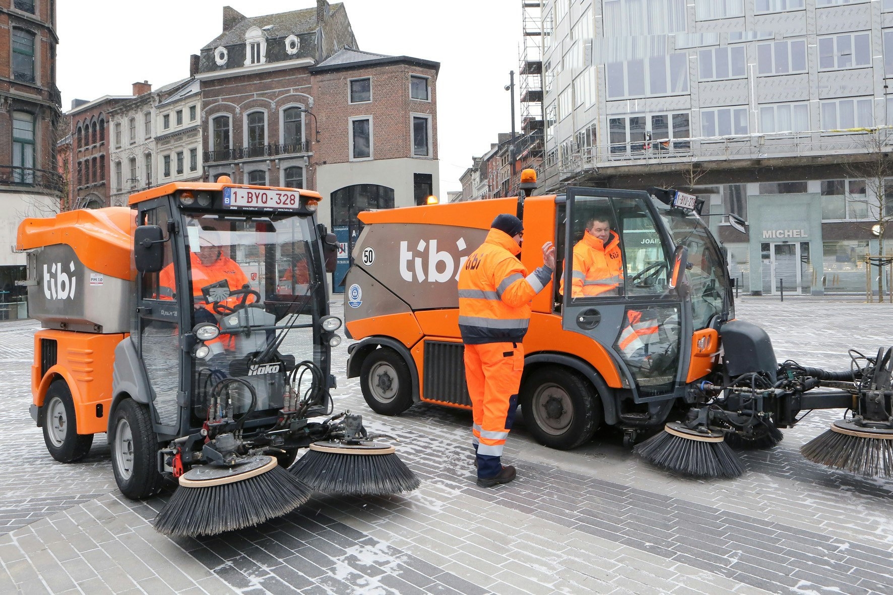 Tibi, gestion déchets, Charleroi