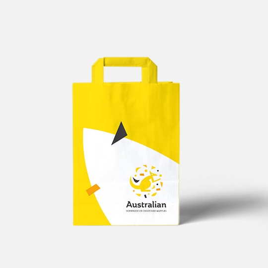 Australian, ice-cream, branding, design