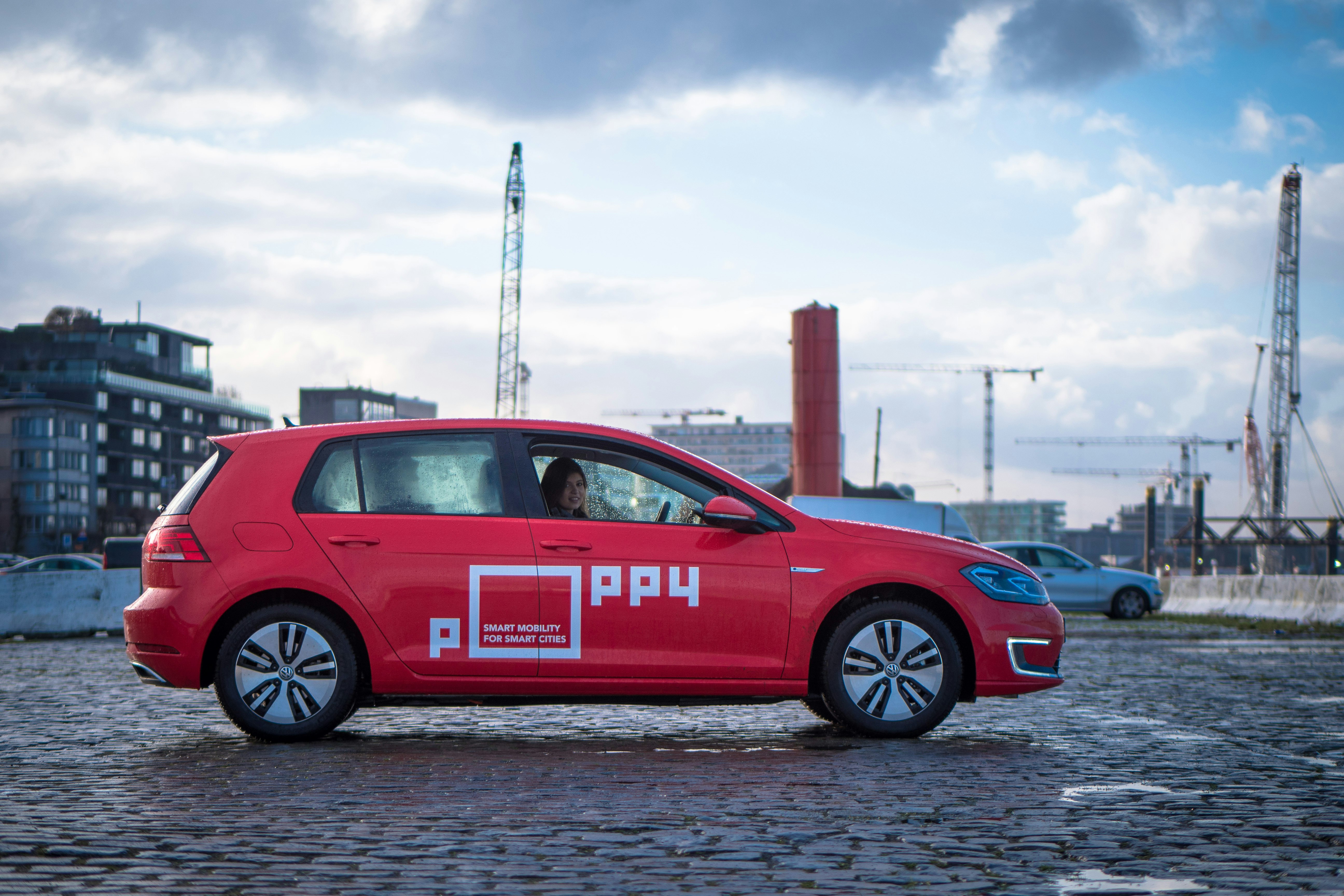 Poppy, car sharing, branding