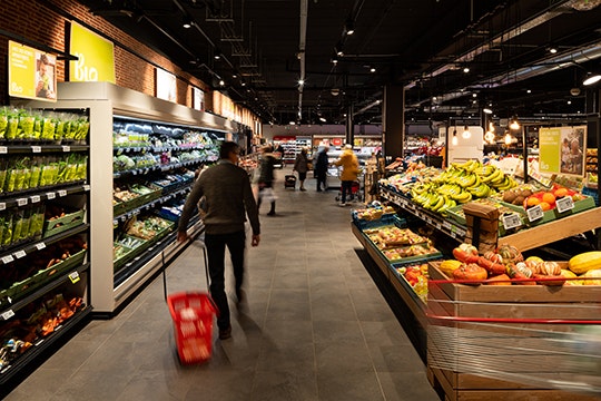 Delhaize Nivelles, design, concept