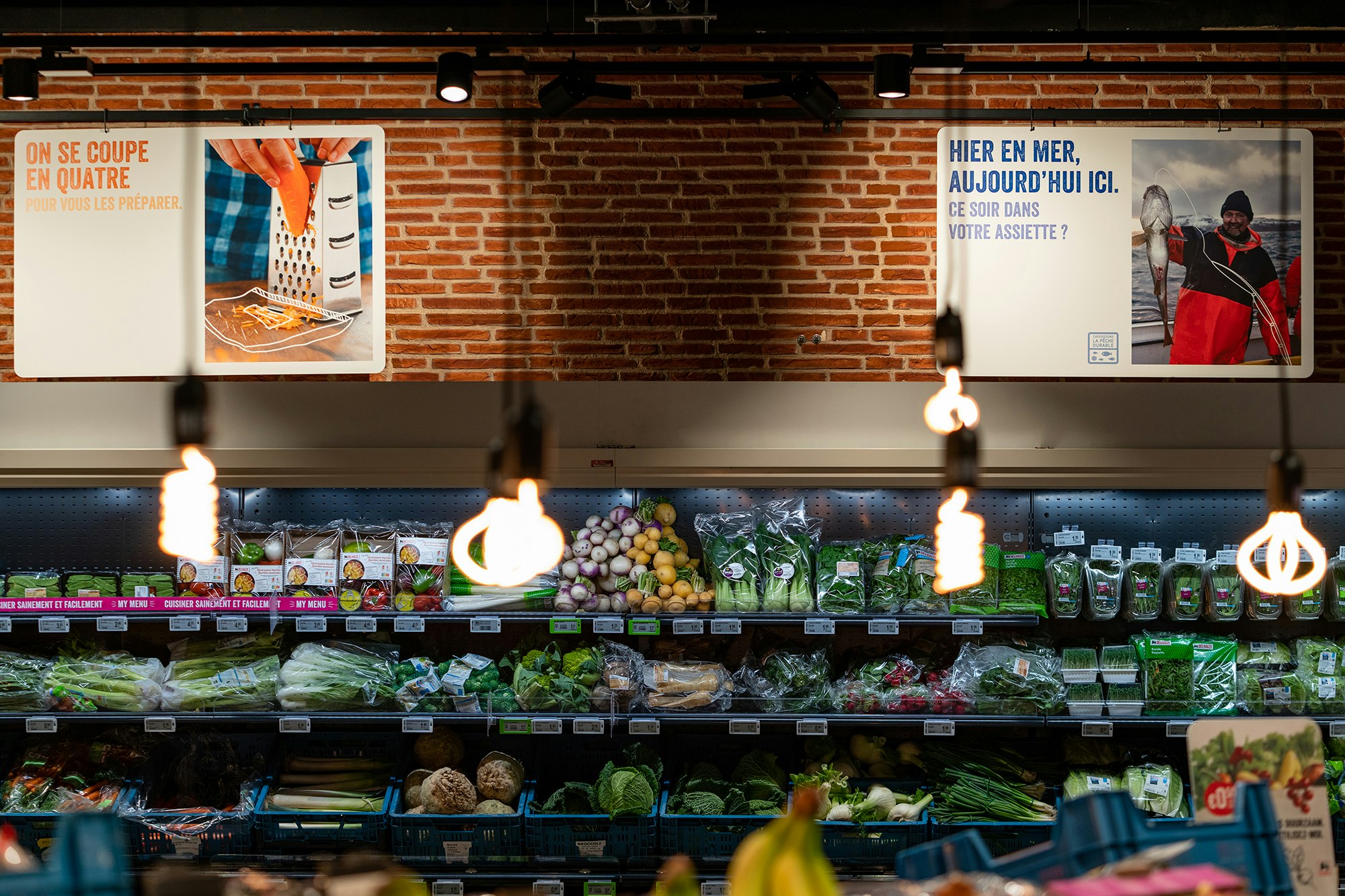 Delhaize Nivelles, design, concept