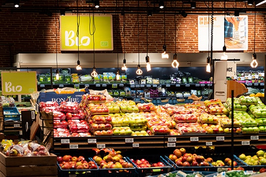 Delhaize Nivelles, design, concept