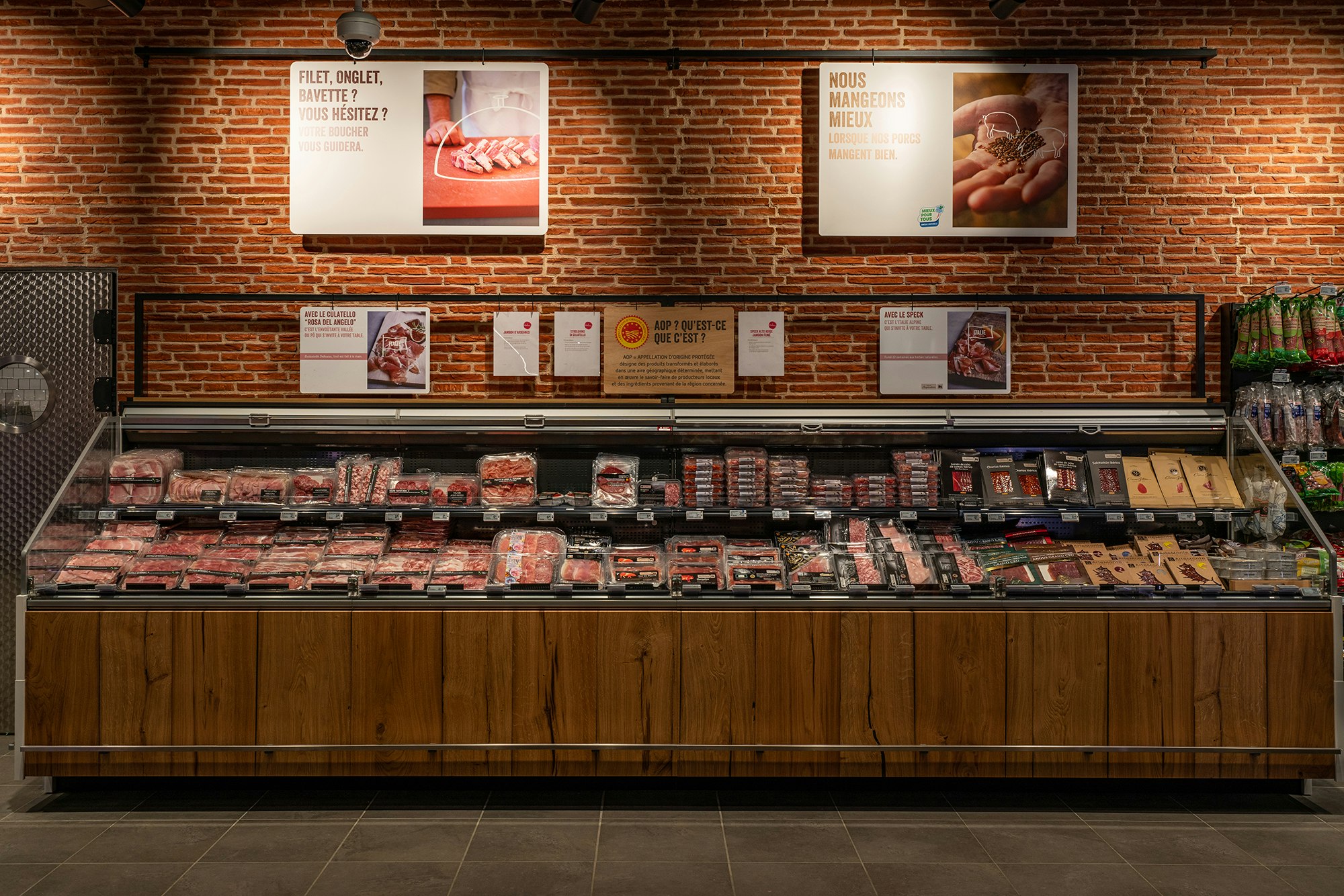 Delhaize Nivelles, design, concept