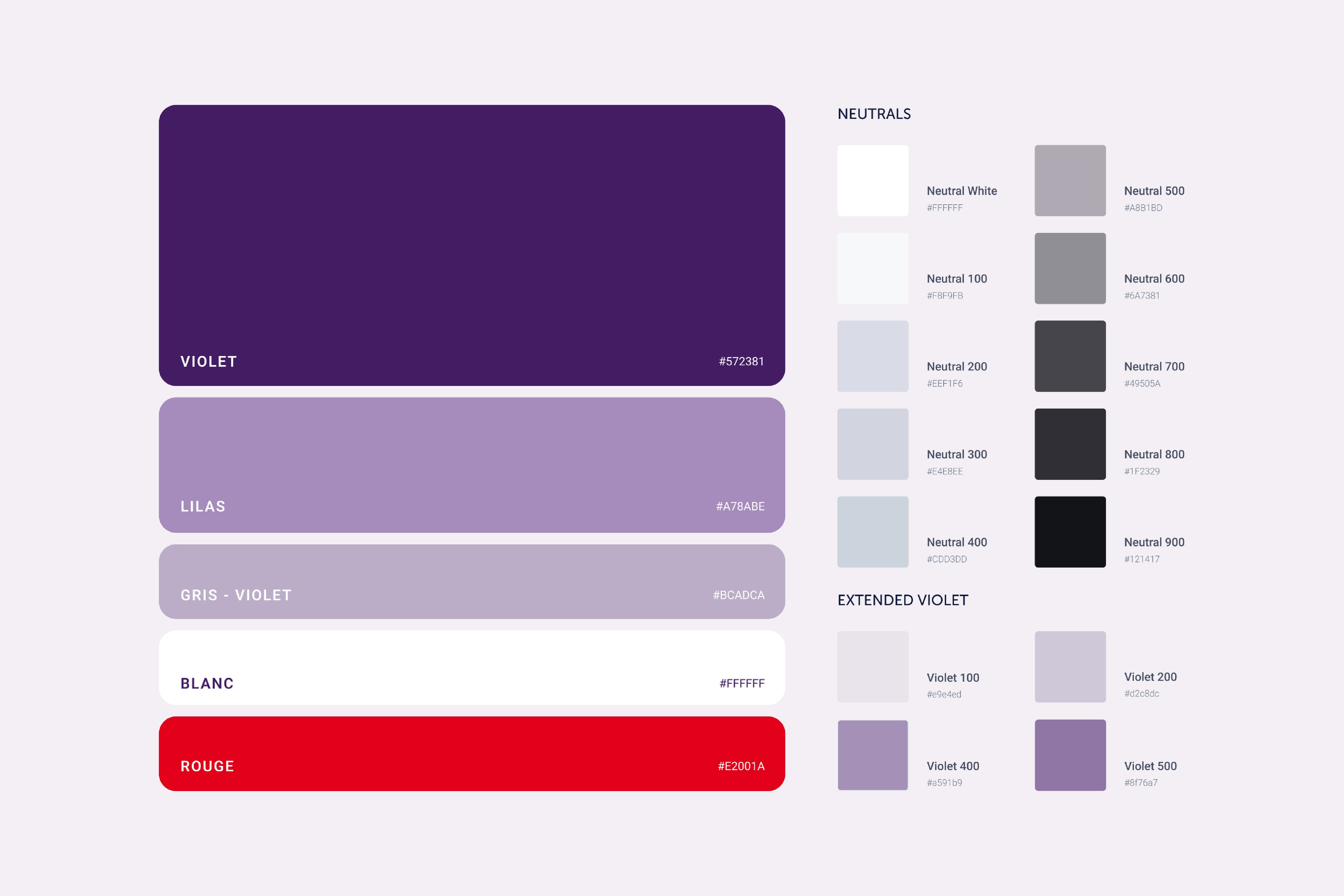 Guidelines, colors, branding, website