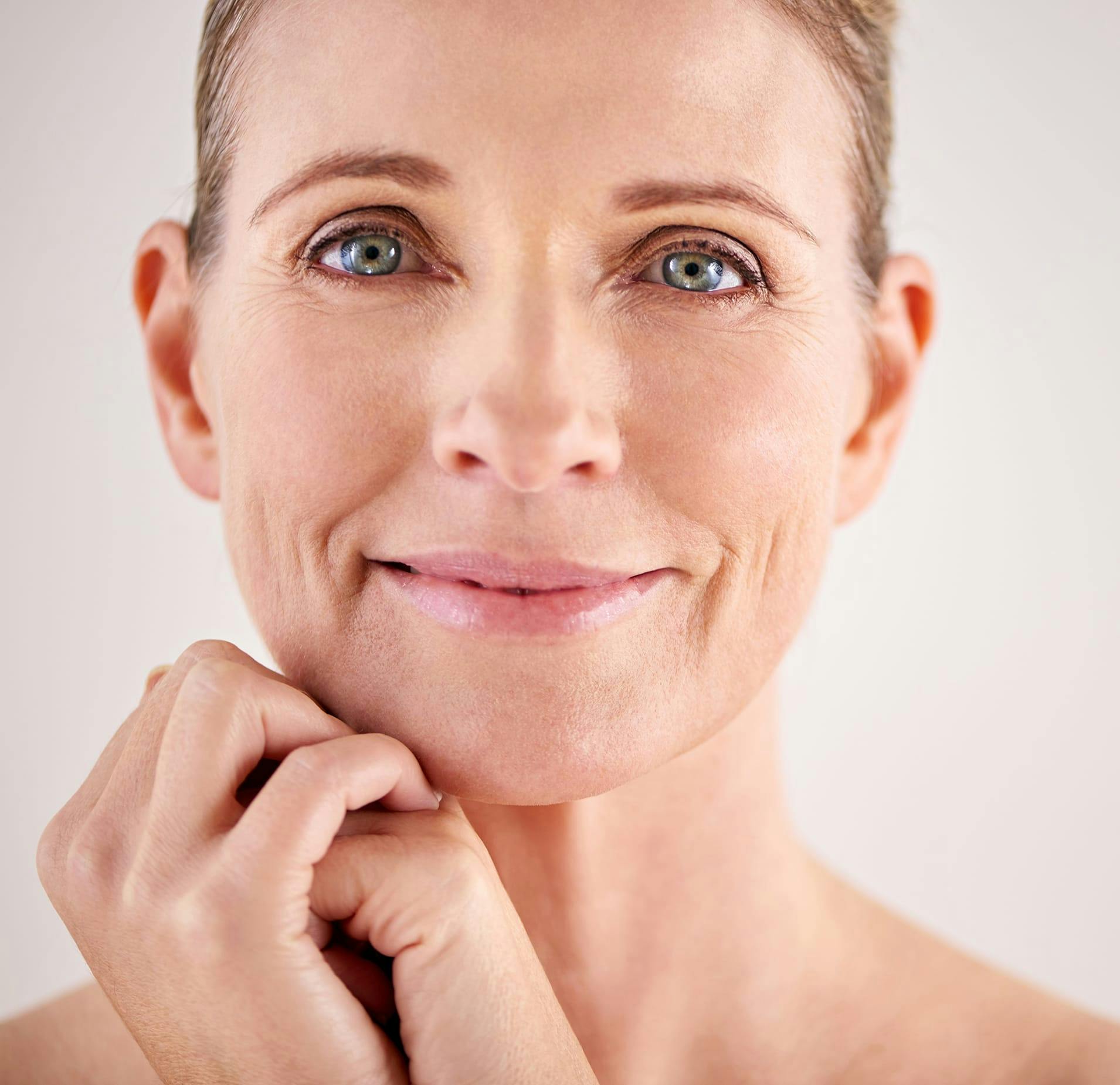 Close Up of Woman's Face