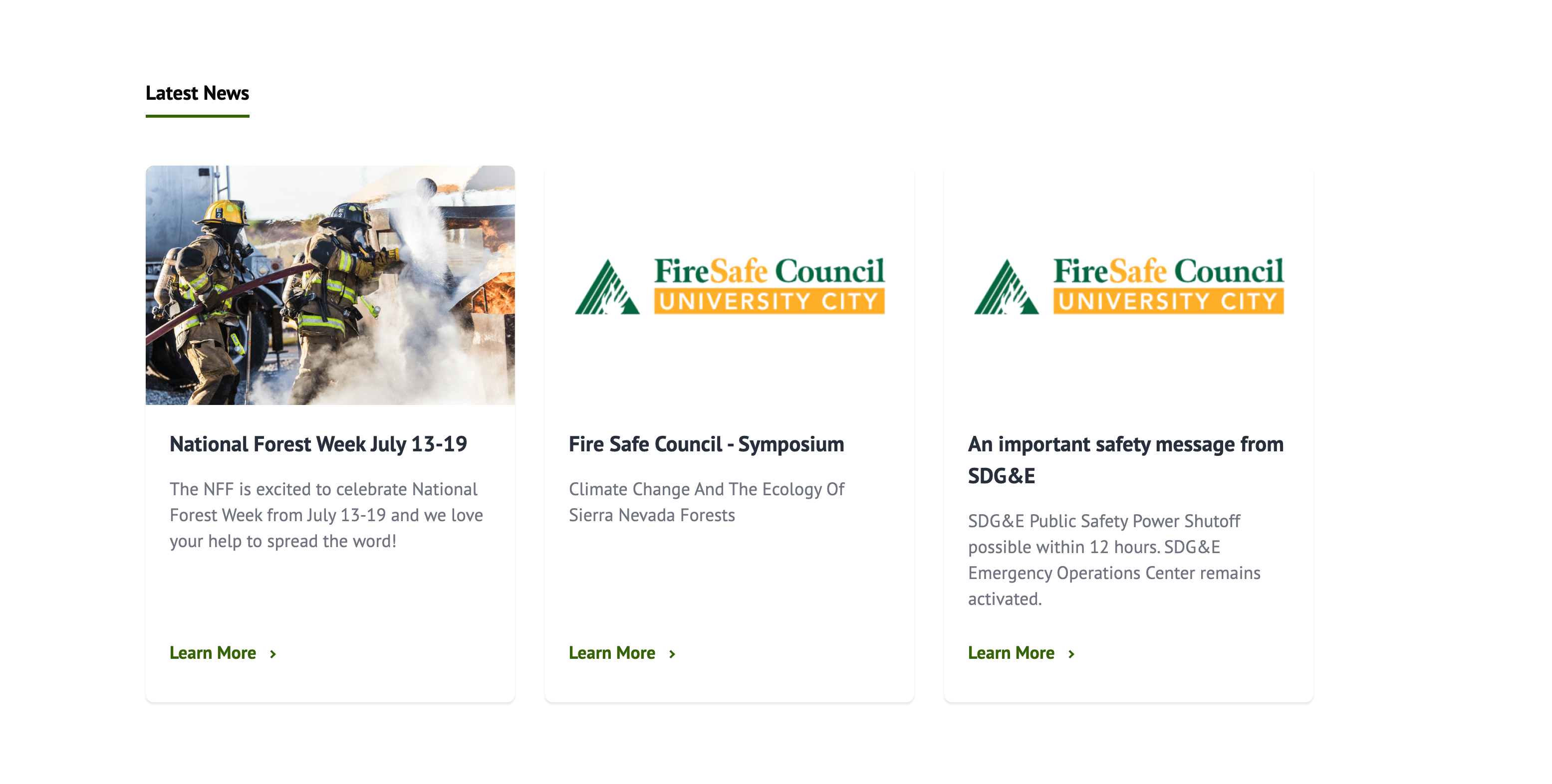 UC Fire Safe Council - Blog