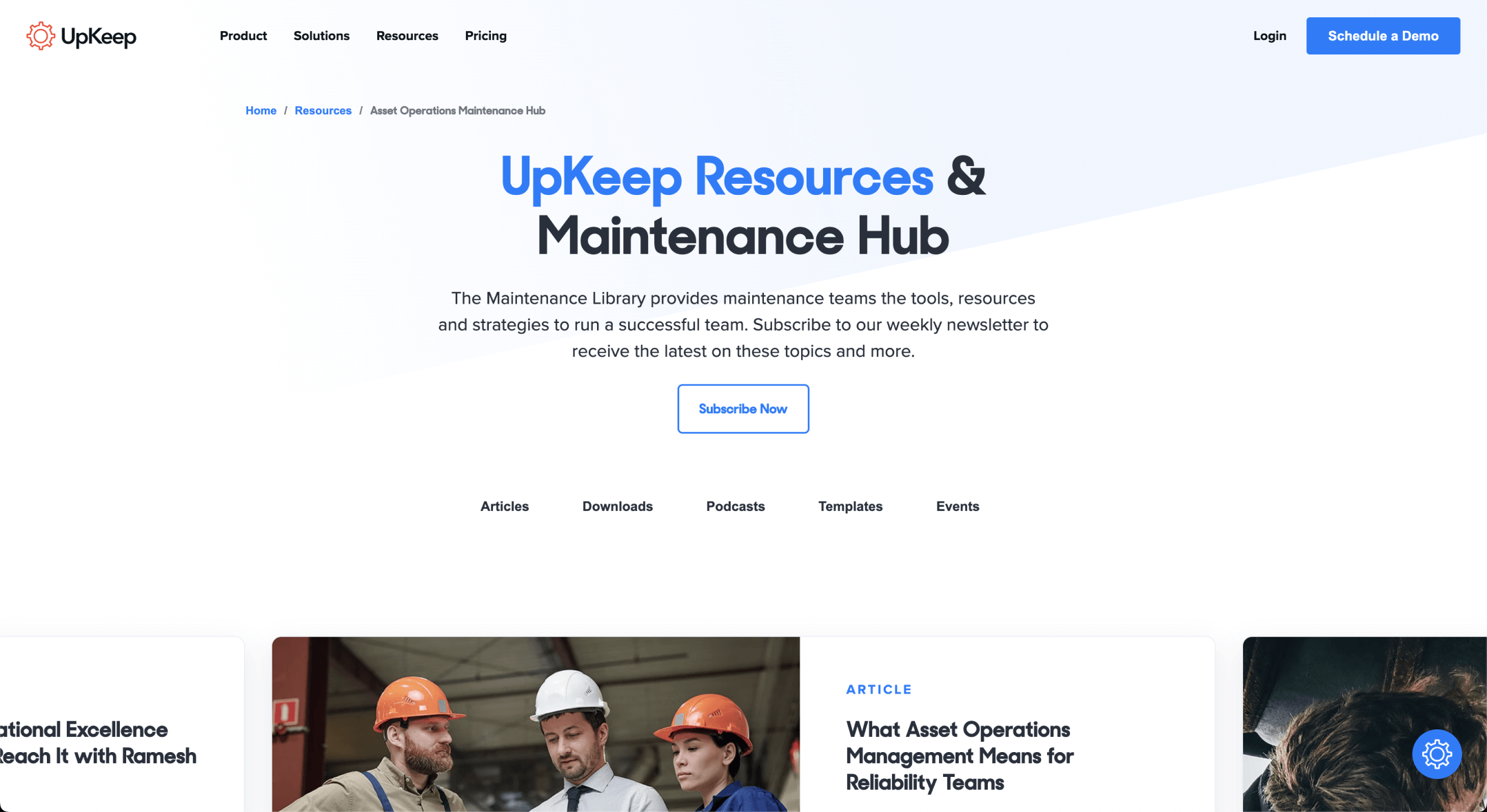 UpKeep - Resource Library