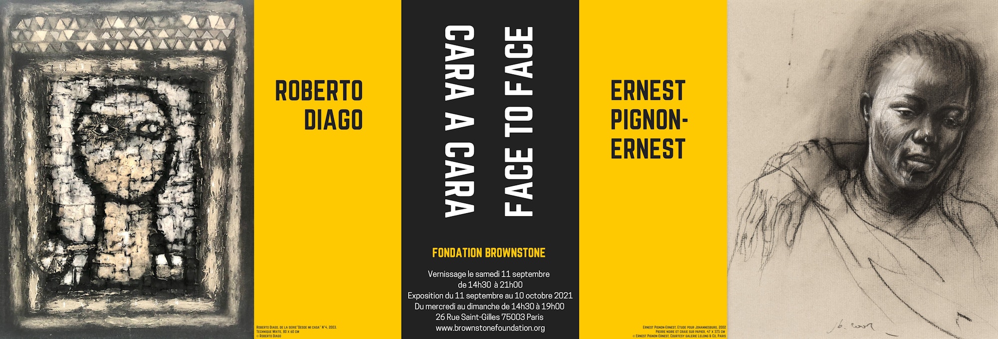 Cover Image for Face to Face : Roberto Diago - Ernest Pignon-Ernest - Sept. 11 to Oct. 10