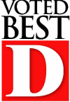 Voted Best D logo