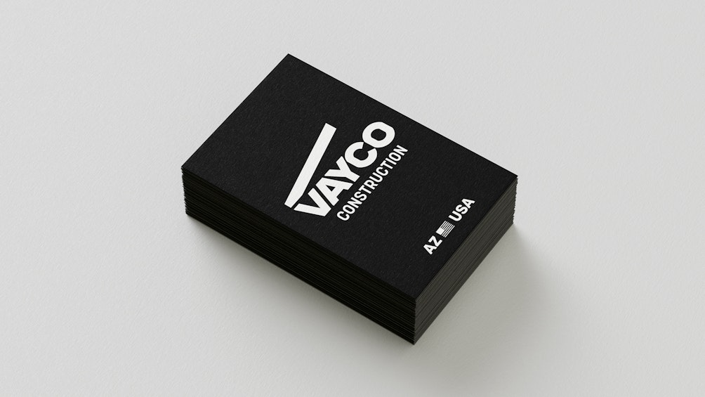 Visual identity, logo, and web design for a construction company.