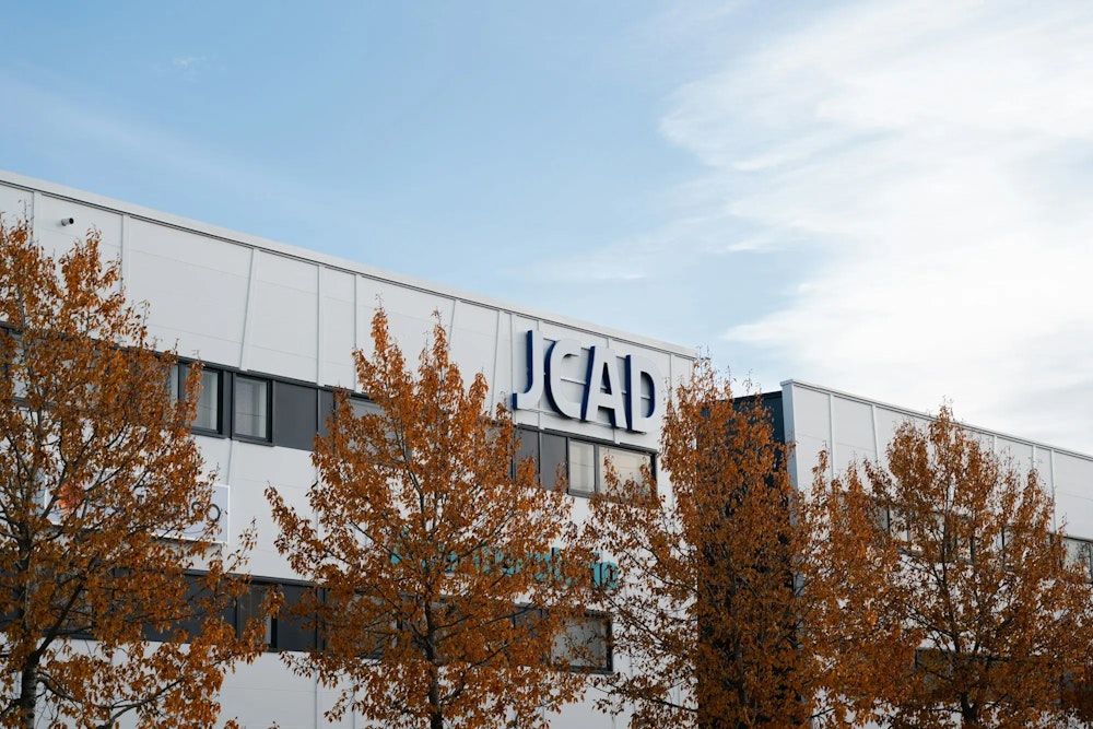 JCAD logo on building