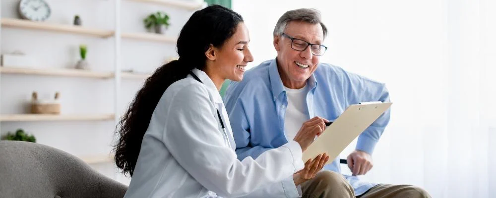 End-Stage Renal Disease Patient and Doctor