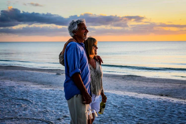 Couple on beach