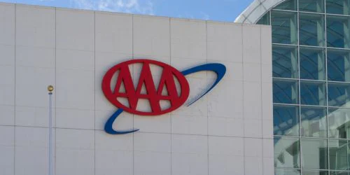 AAA logo on building