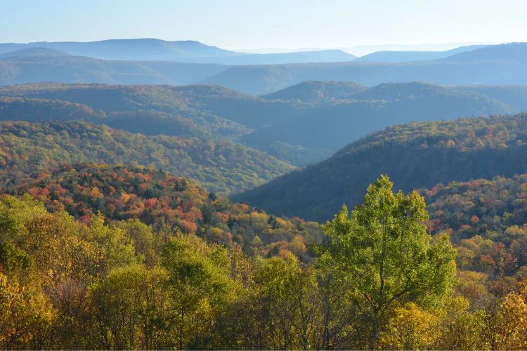 Mountains in West Virginia
