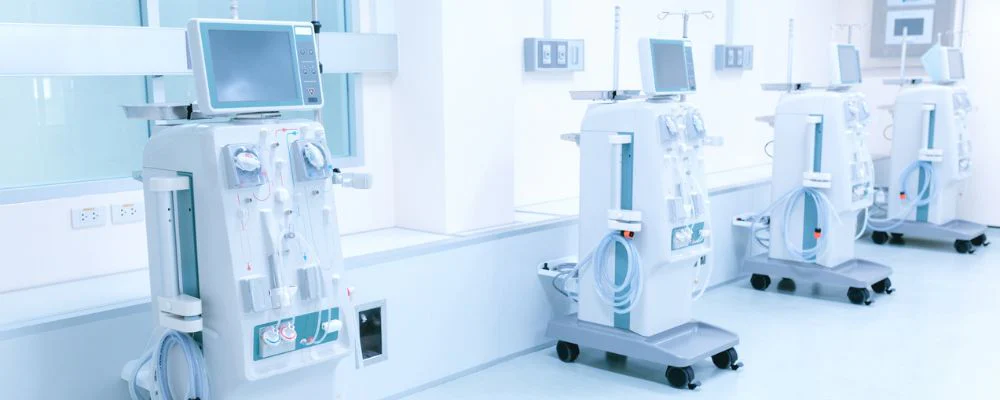 Dialysis machines in hospital