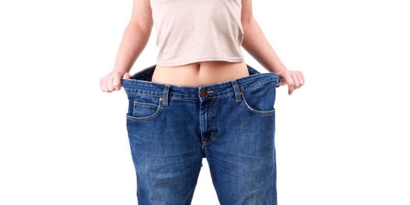 person wearing pants that are too big