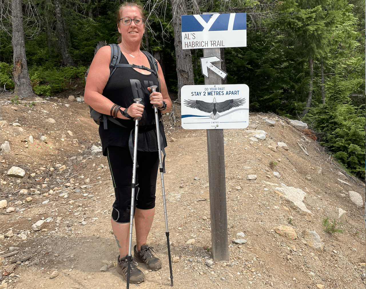 weight loss surgery patient hiking after establishing a healthier lifestyle from the help of OCC in Tijuana, MX