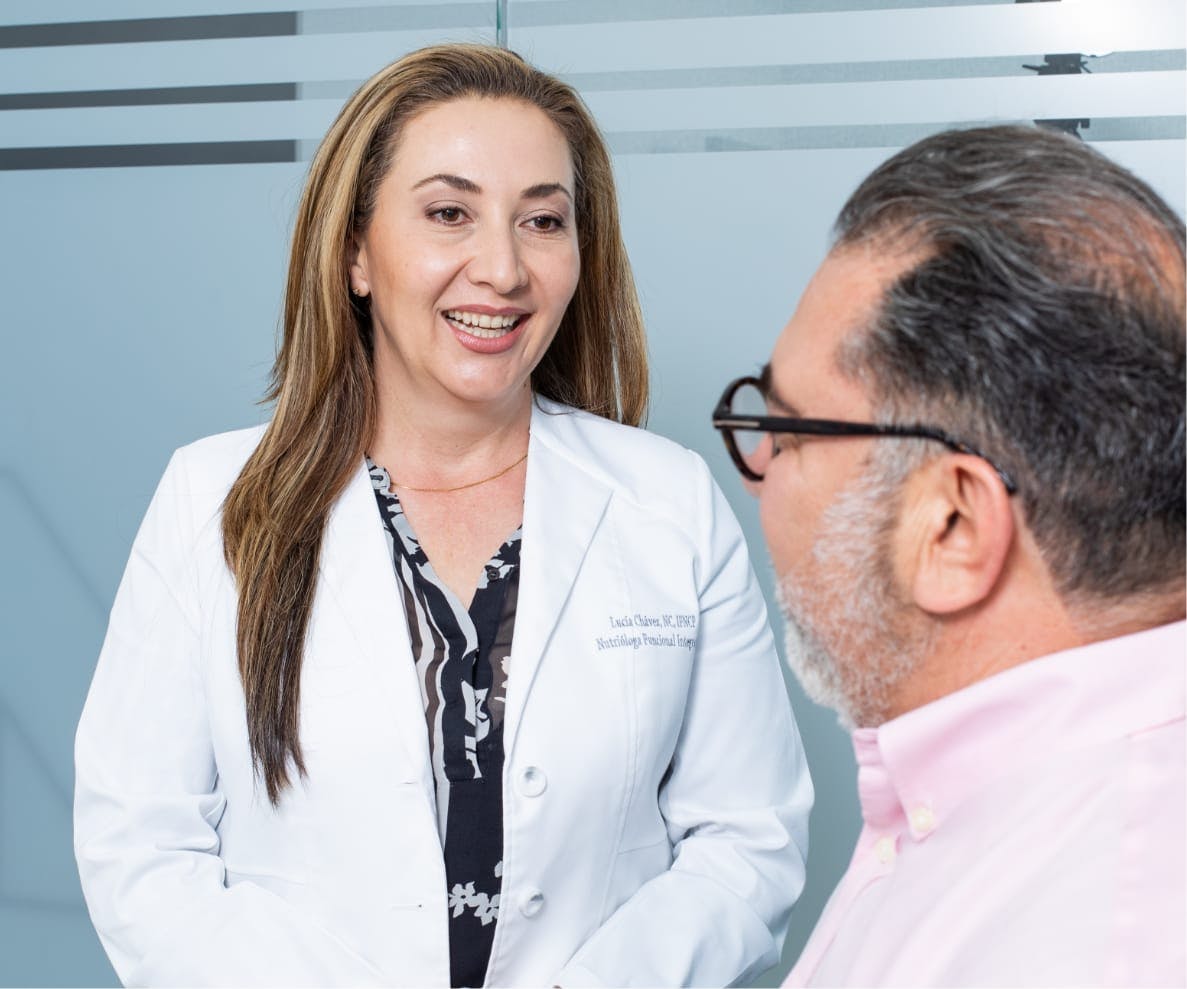 Patient speaking with a doctor