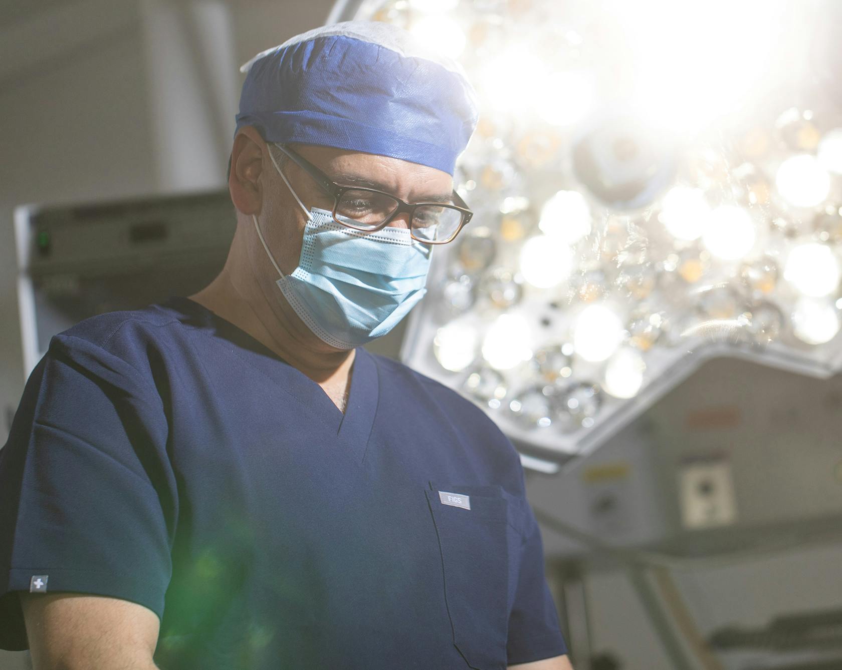 doctor performing surgery