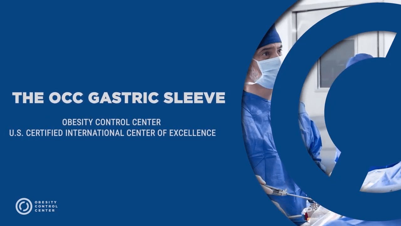 Infographic with doctors, OCC logo, and a mention that OCC is a U.S. certified international center of excellence