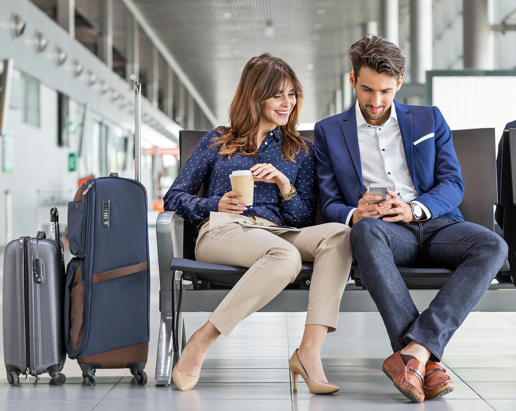 Couple at Airport