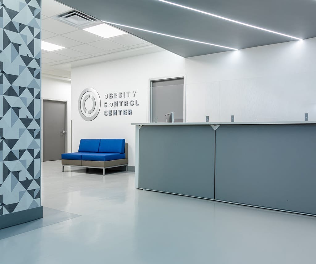 Front lobby at Obesity Control Center