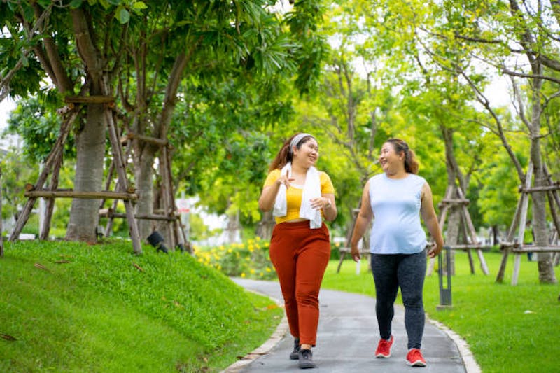 Two Women Walking Together