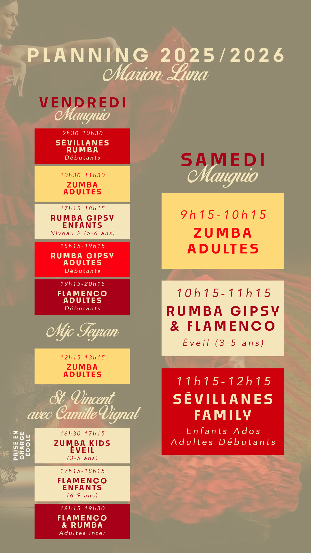 Vendredi - Samedi