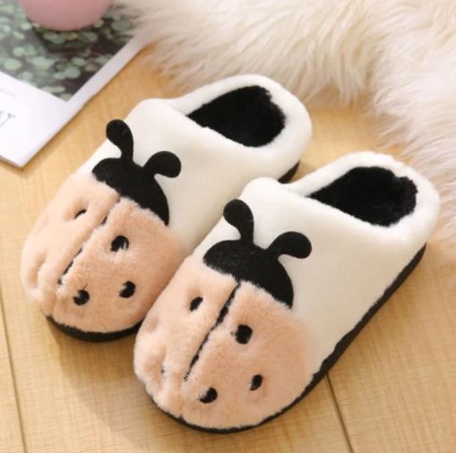 pantufa infantil joaninha
