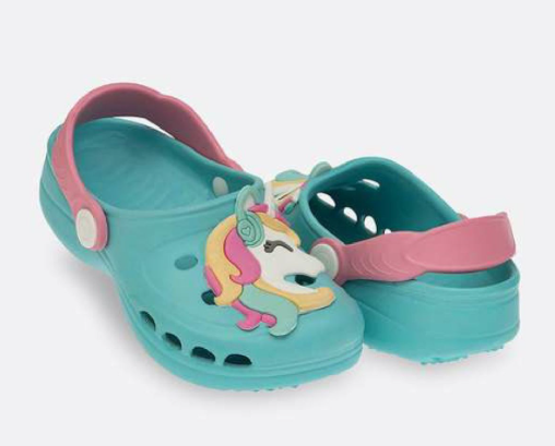 babuche infantil unicórnio