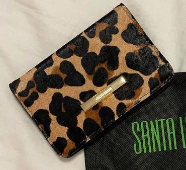 carteira animal print santa lolla