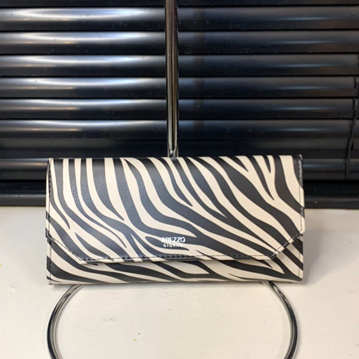 carteira animal print arezzo