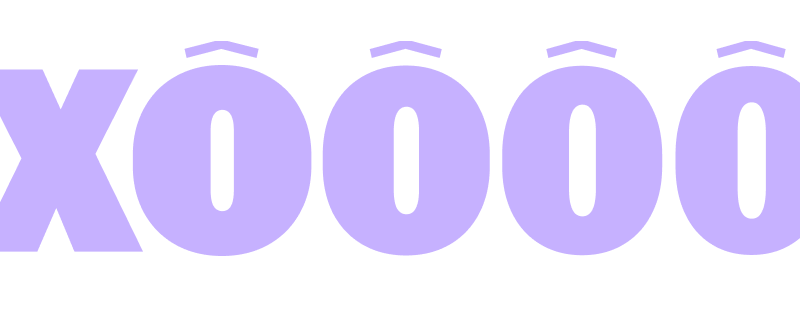 na imagem, há o texto "xô" com várias letras ó com acento circunflexo