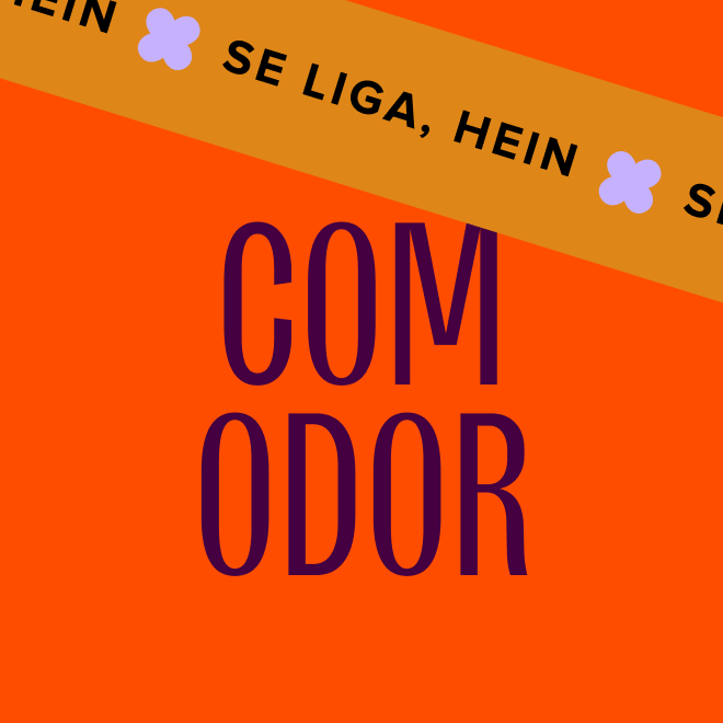imagem destaca o texto "com odor"
